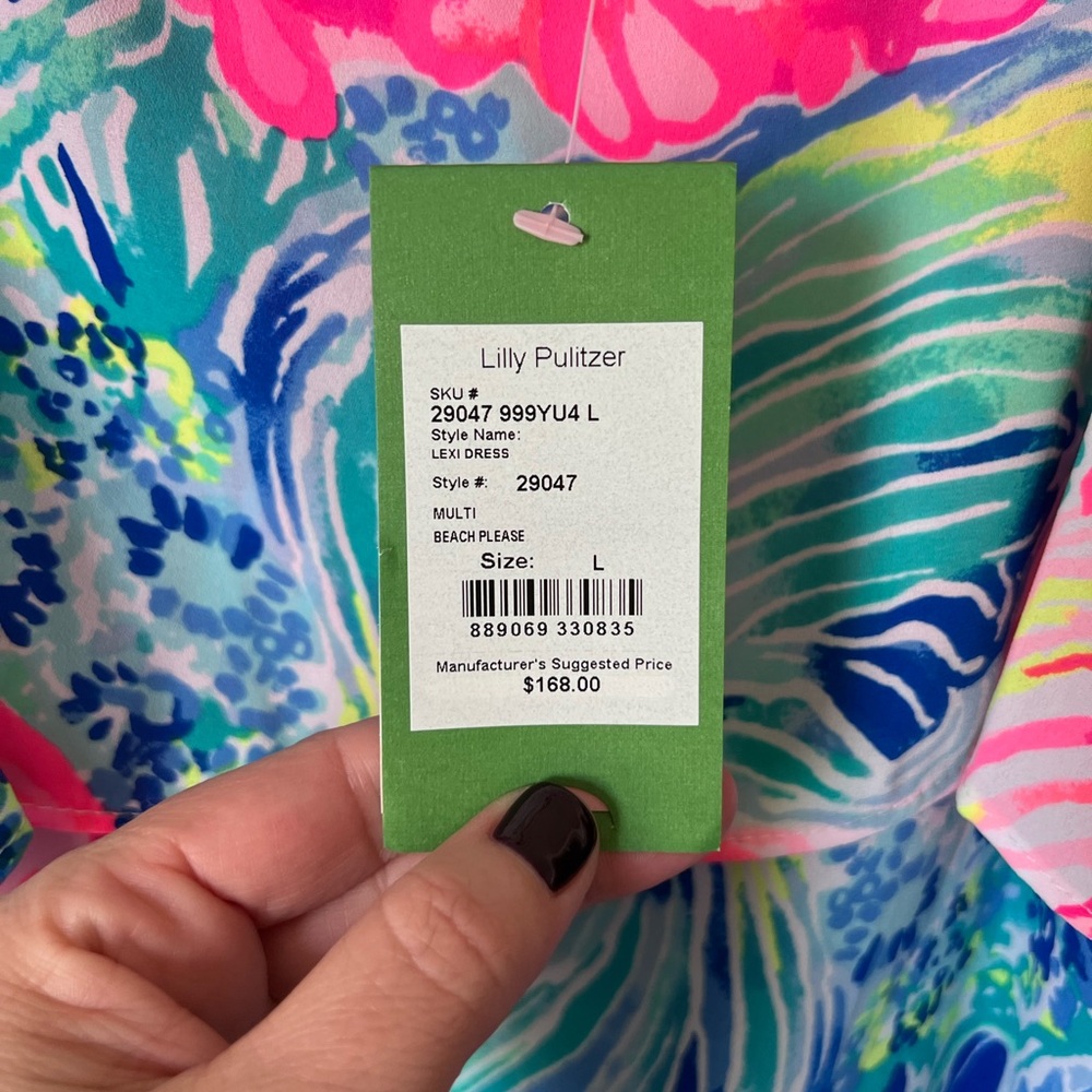 Lilly Pulitzer Lexi Dress size large. NWT. - Picture 4 of 4